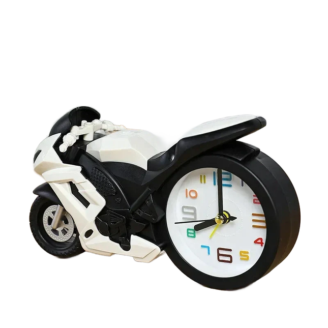 Budzik dla chłopca w kształcie motocykla