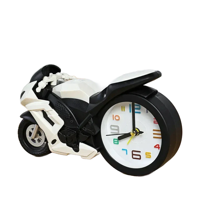 Budzik dla chłopca w kształcie motocykla