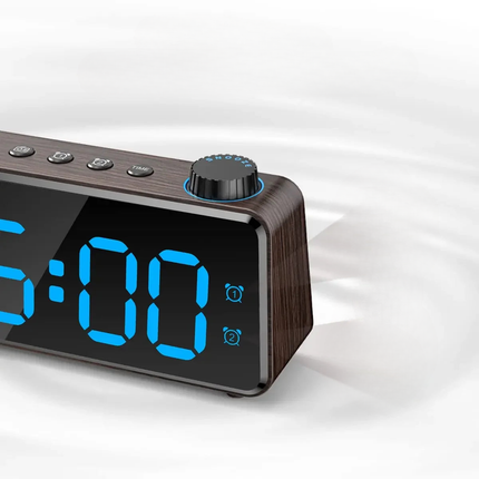 Radiobudzik cyfrowy zasilany sieciowo