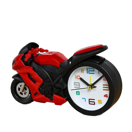 Budzik dla chłopca w kształcie motocykla