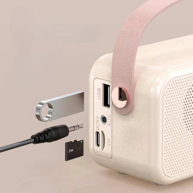 Budzik retro dla dzieci z głośnikiem Bluetooth