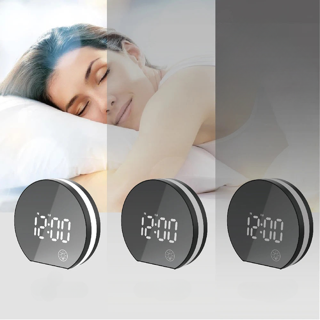 Budzik cyfrowy z dużym czytelnym wyświetlaczem