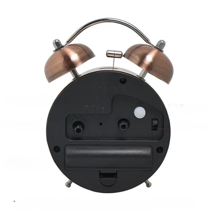 Stylowy budzik retro z motywem kwiatowym