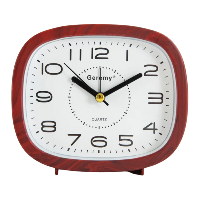 Analogowy budzik z dużymi cyframi