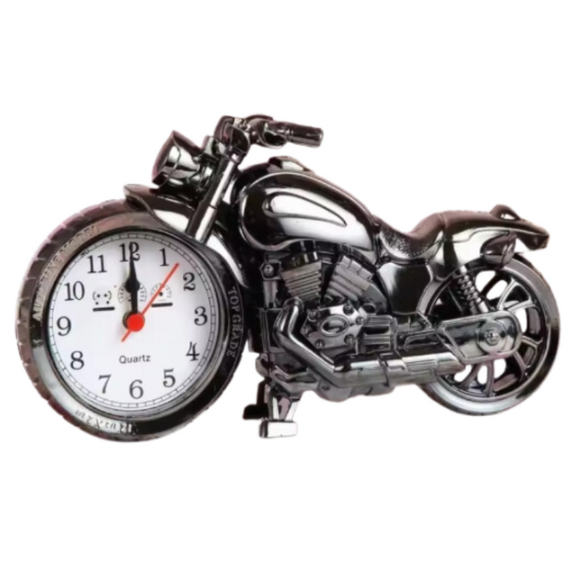 Budzik retro w kształcie motocykla