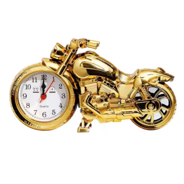 Budzik retro w kształcie motocykla