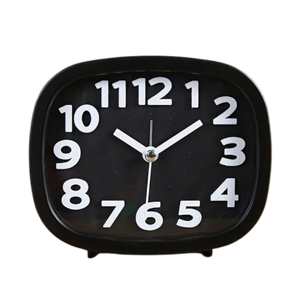 Budzik analogowy na baterie z dużymi cyframi