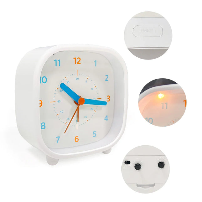 Analogowy budzik dla dziecka do pokoju