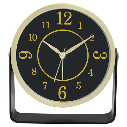 Nowoczesny designerski budzik zasilany bateriami