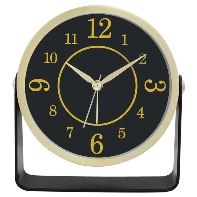 Nowoczesny designerski budzik zasilany bateriami