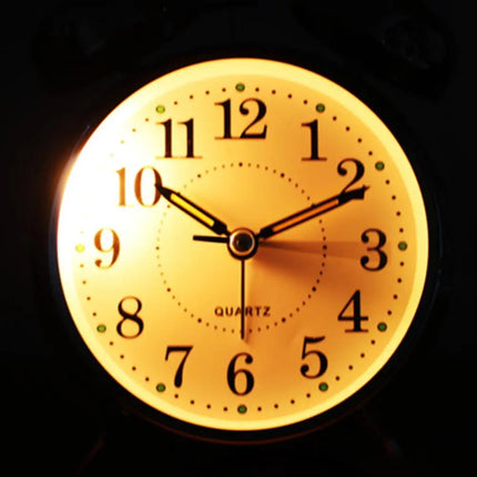 Mały budzik retro z dwoma dzwonkami