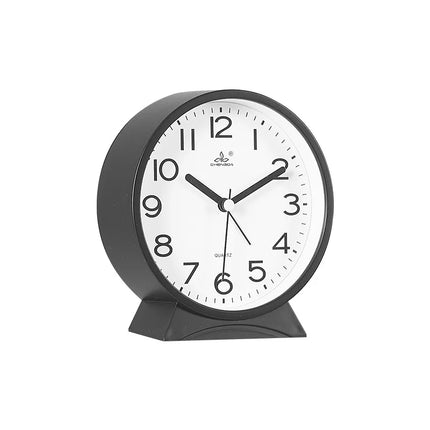 Okrągły klasyczny budzik analogowy