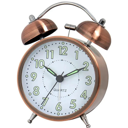 Stylowy budzik retro z motywem kwiatowym