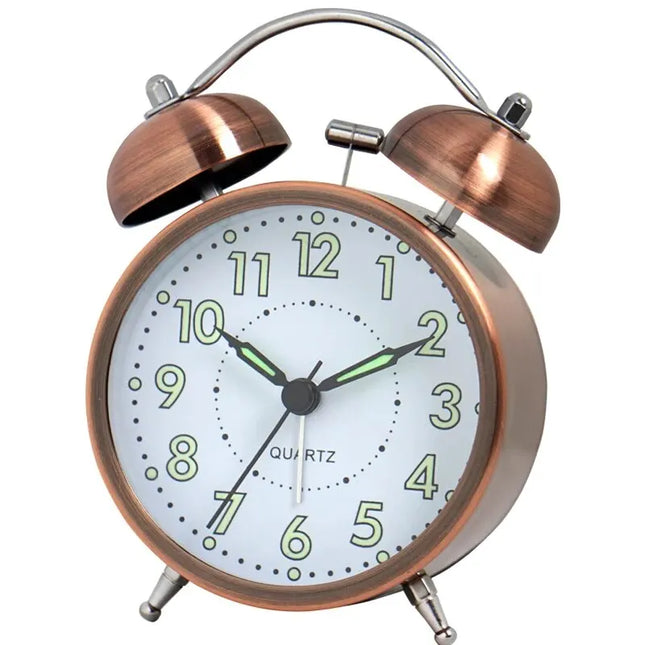 Stylowy budzik retro z motywem kwiatowym