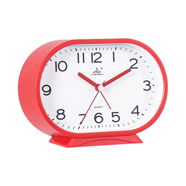 Owalny budzik analogowy w stylu retro