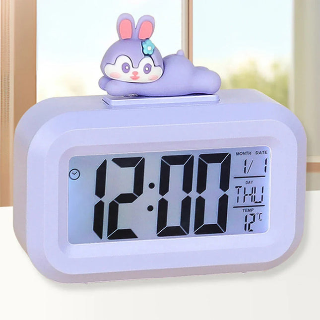 Budzik cyfrowy dla dzieci króliczek