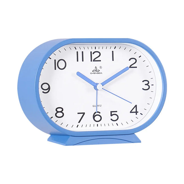 Owalny budzik analogowy w stylu retro
