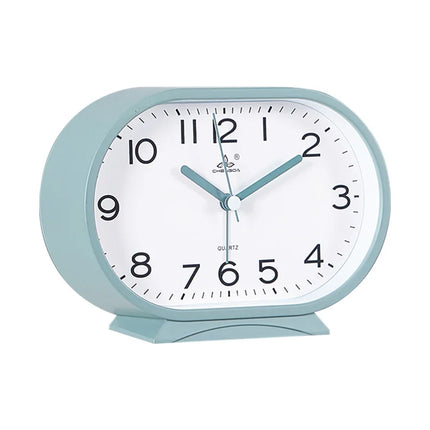 Owalny budzik analogowy w stylu retro