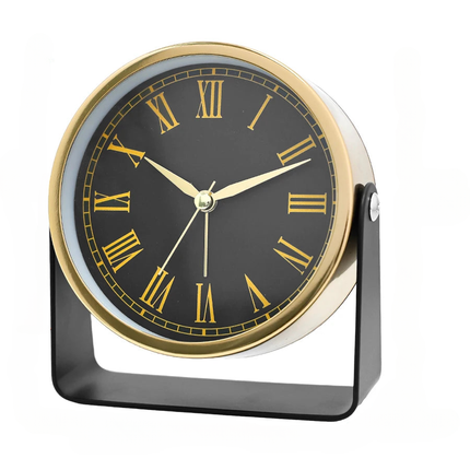 Nowoczesny designerski budzik zasilany bateriami