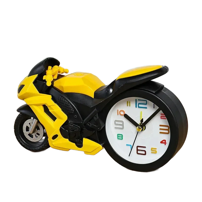 Budzik dla chłopca w kształcie motocykla