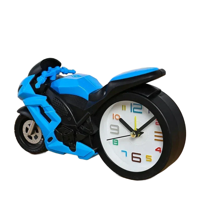 Budzik dla chłopca w kształcie motocykla