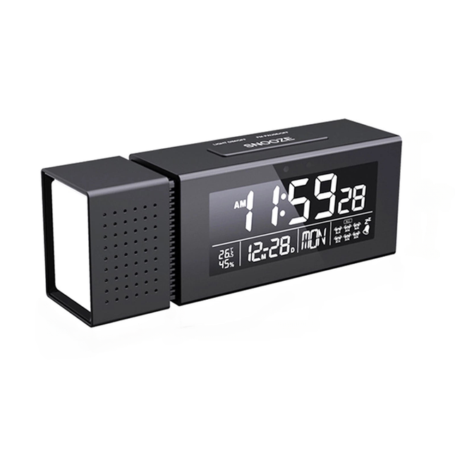 Radiobudzik cyfrowy z podświetlanym wyświetlaczem