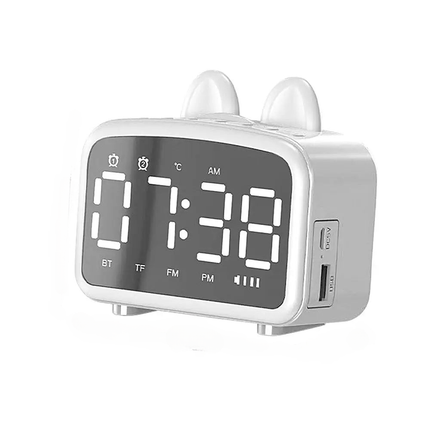 Inteligentny budzik królik z głośnikiem