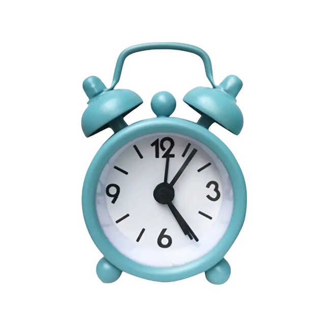 Mini budzik analogowy z głośnym alarmem