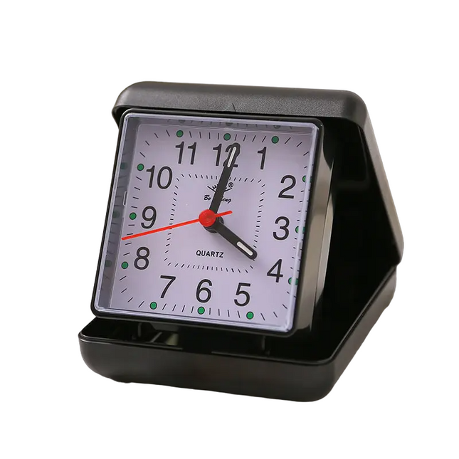 Mały składany budzik w stylu retro