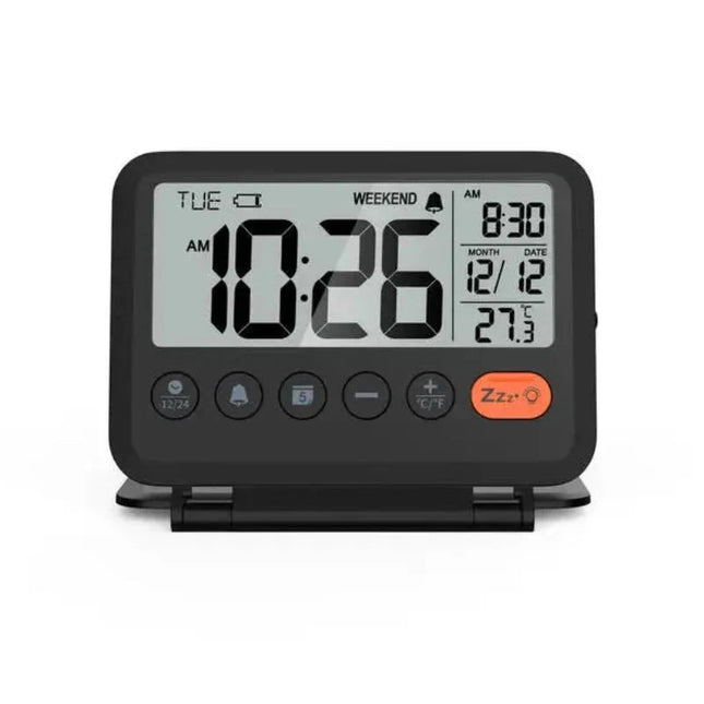 Mały cyfrowy budzik turystyczny składany