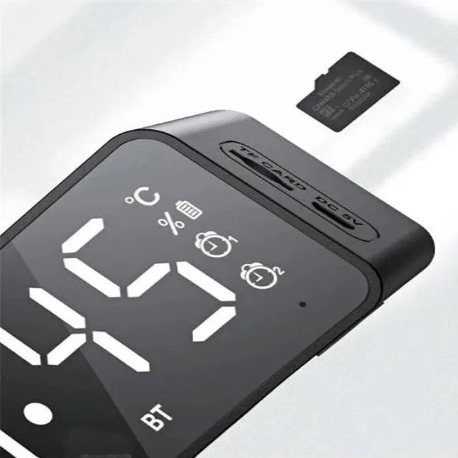 Radiobudzik z Bluetooth ładowany przez USB