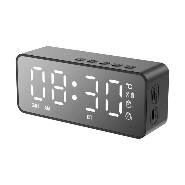 Radiobudzik z Bluetooth ładowany przez USB