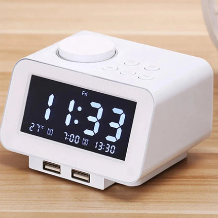 Radiobudzik cyfrowy z radiem FM