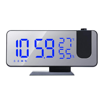 Designerski radiobudzik z projektorem i radiem