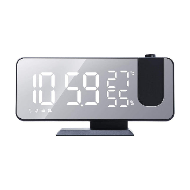 Radiobudzik z projektorem i termometrem