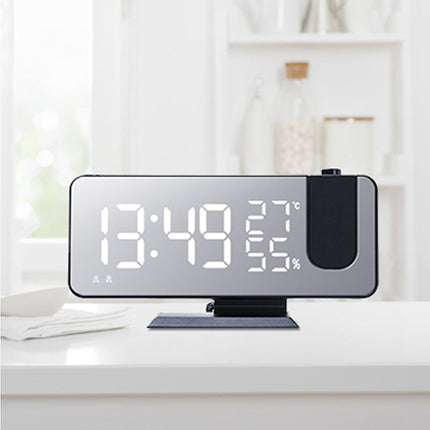 Radiobudzik z projektorem i termometrem