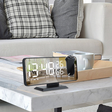 Radiobudzik z projektorem i termometrem