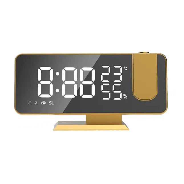 Nowoczesny radiobudzik z projektorem czasu