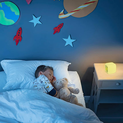 Budzik cyfrowy kostka zmieniający kolory