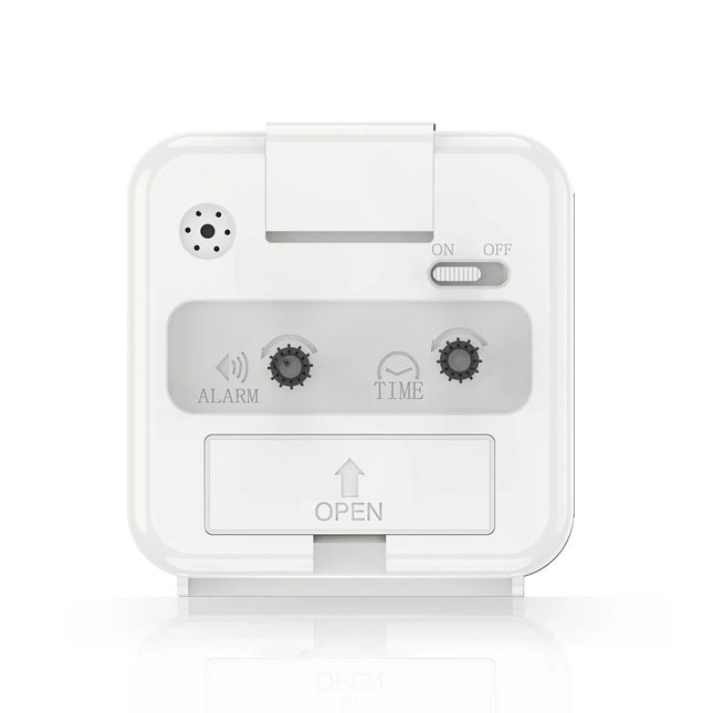 Analogowy budzik kwarcowy z podświetleniem tarczy