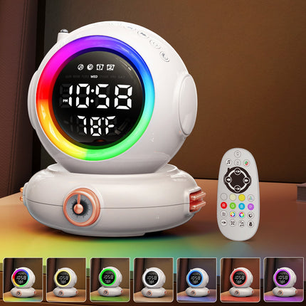 Budzik świetlny z pilotem dla nastolatków