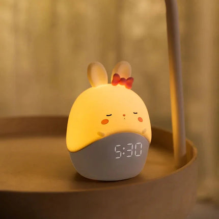 Uroczy budzik królik dla nastolatków