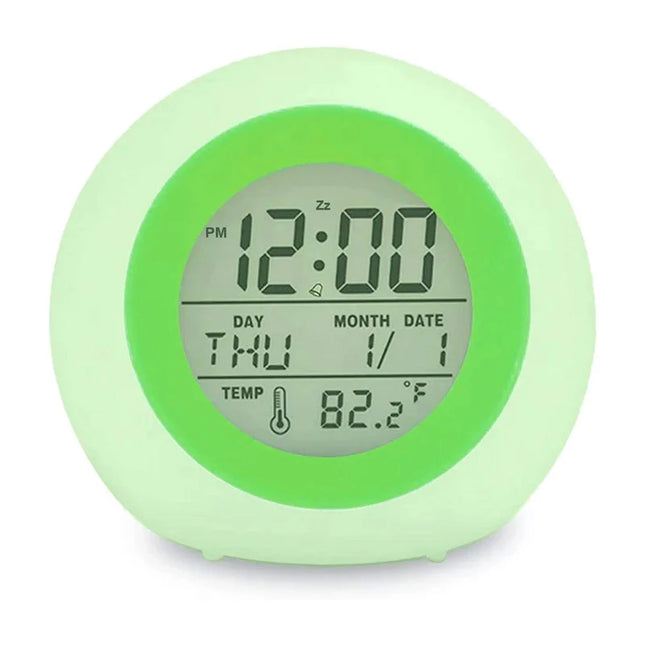 Nowoczesny budzik cyfrowy dla nastolatków