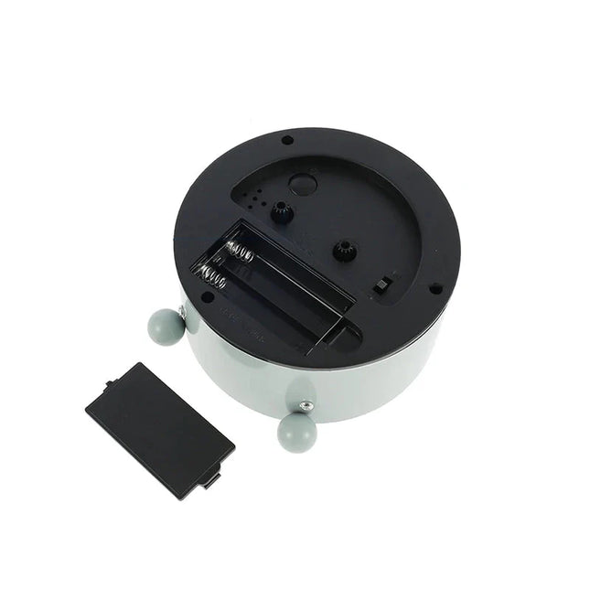 Mały cichy budzik analogowy podróżny