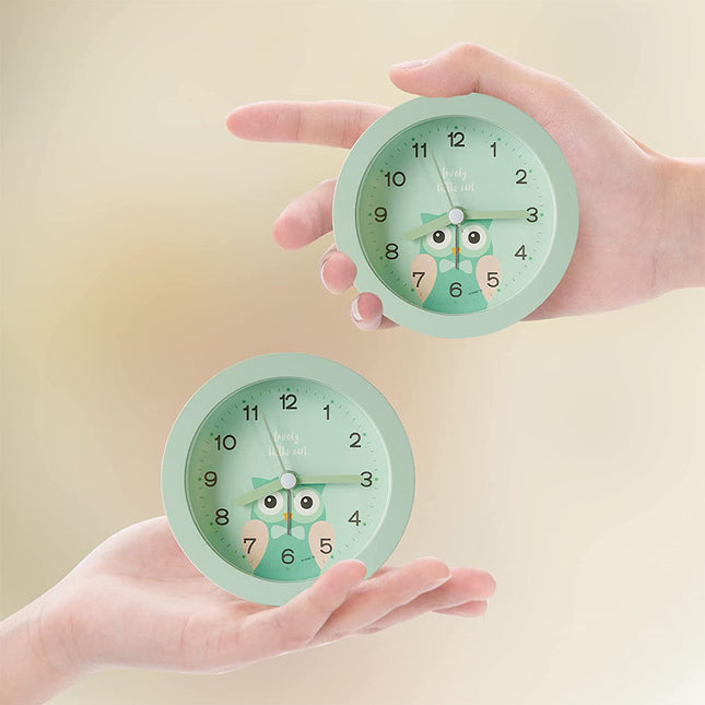 Analogowy budzik dla dzieci z misiem