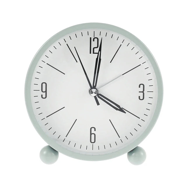 Klasyczny okrągły budzik analogowy