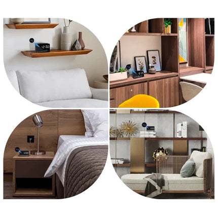 Budzik z ukrytą kamerą Full HD