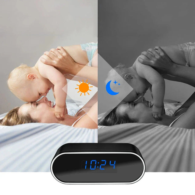 Mini kamera szpiegowska w budziku