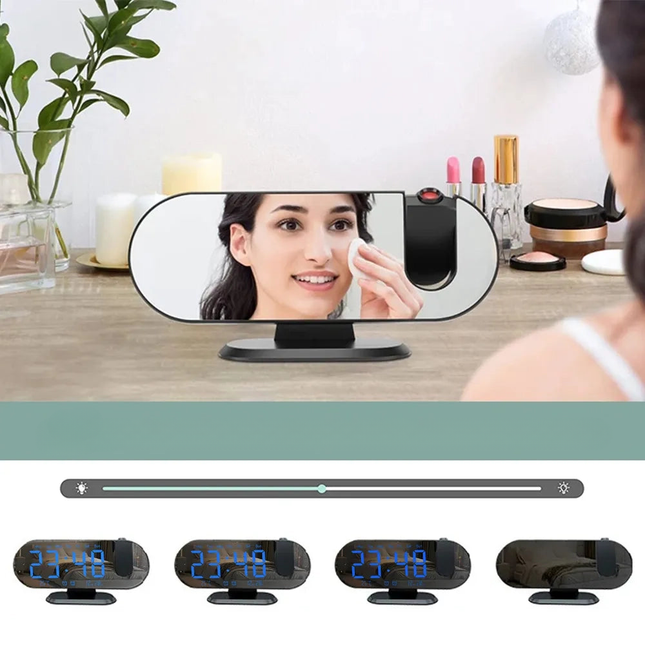 Budzik z kamerą szpiegowską Wi-Fi