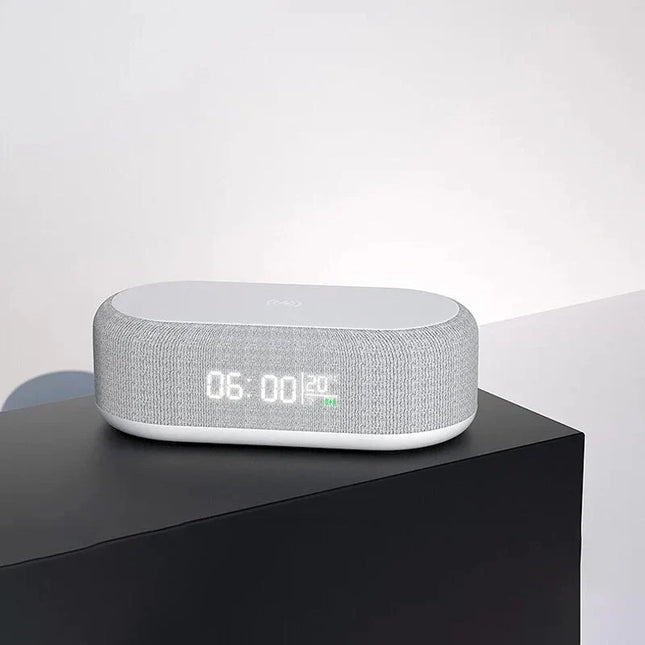 Głośnik budzik z ładowaniem bezprzewodowym